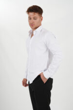 weißes Hemd offen seitlich Pantello