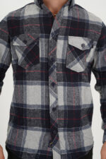 Flanellhemd - Slim Fit gemustert – Bild 7