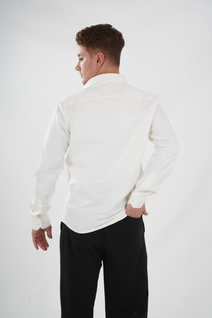 Elfenbein Hemd Hintenansicht Pantello