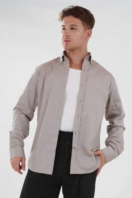 Taupe Hemd
